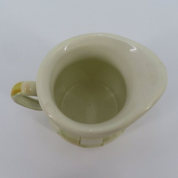 Mackenzie Childs Parchment Check Creamer Enamel Coffee Barware Checkered Used - Picture 5 of 9